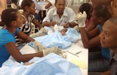Students in Haiti