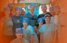 Dr. Duffy and team in Haiti Dr. Duffy and team in Haiti